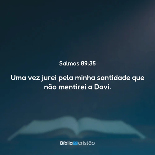 Salmos 89:35