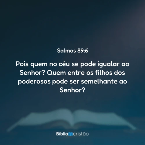 Salmos 89:6
