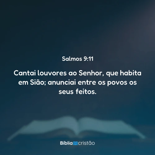 Salmos 9:11