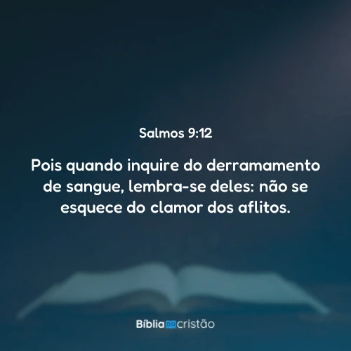 Salmos 9:12