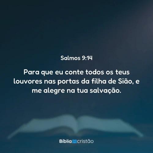 Salmos 9:14