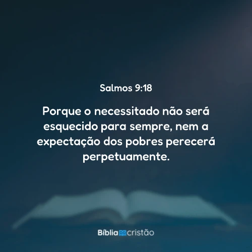 Salmos 9:18