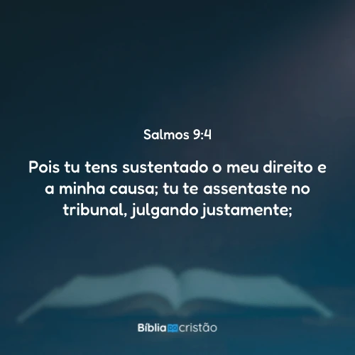 Salmos 9:4