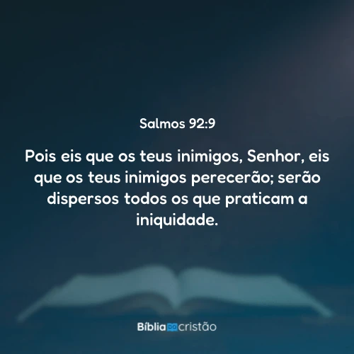 Salmos 92:9