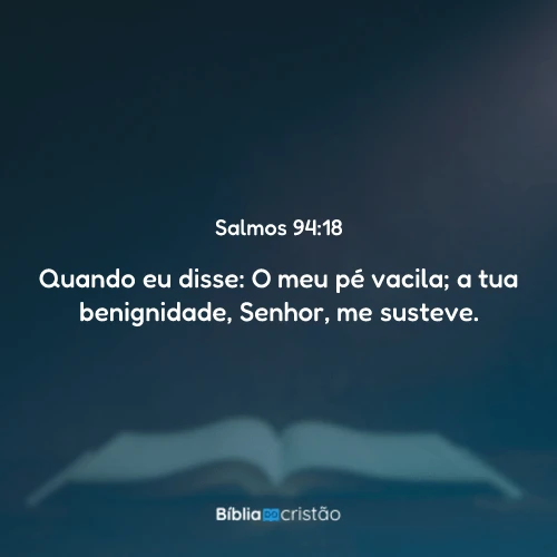 Salmos 94:18