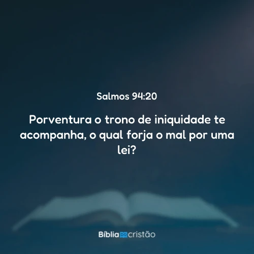 Salmos 94:20