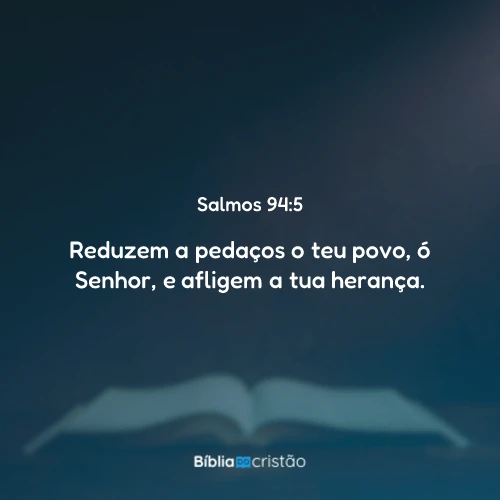 Salmos 94:5