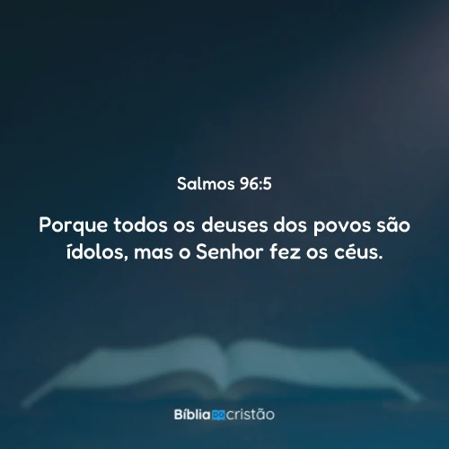 Salmos 96:5