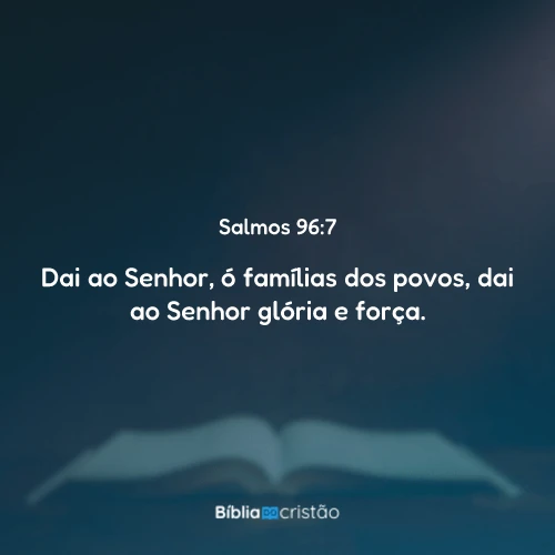 Salmos 96:7