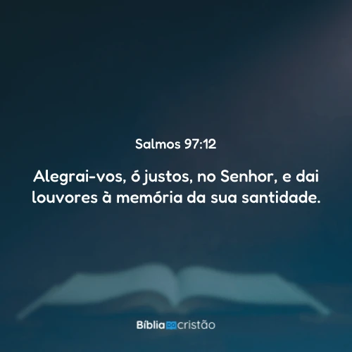 Salmos 97:12