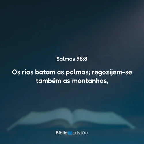 Salmos 98:8