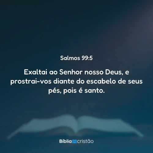 Salmos 99:5