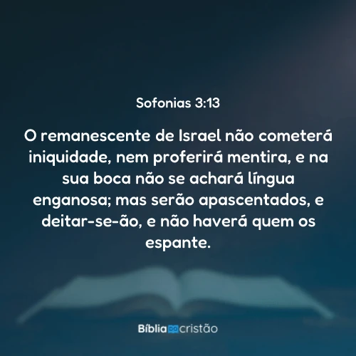 Sofonias 3:13