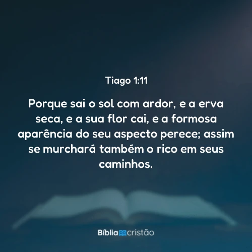 Tiago 1:11