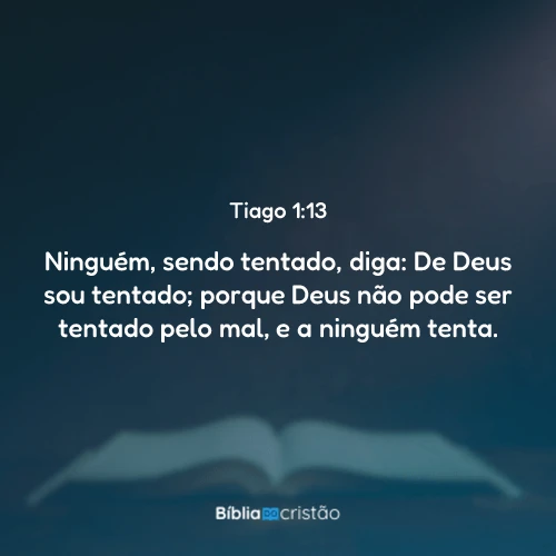 Tiago 1:13