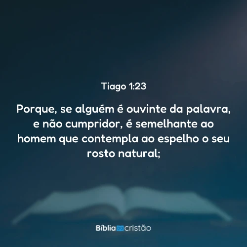 Tiago 1:23