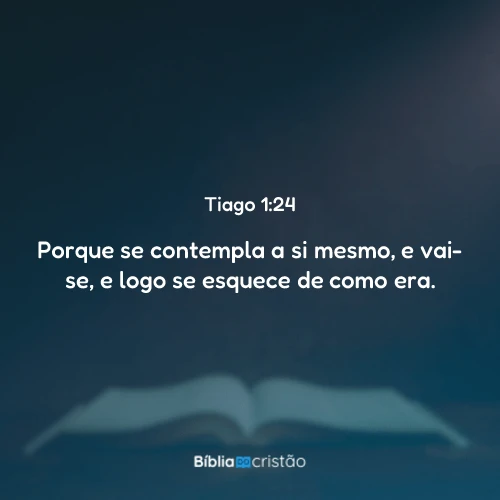 Tiago 1:24