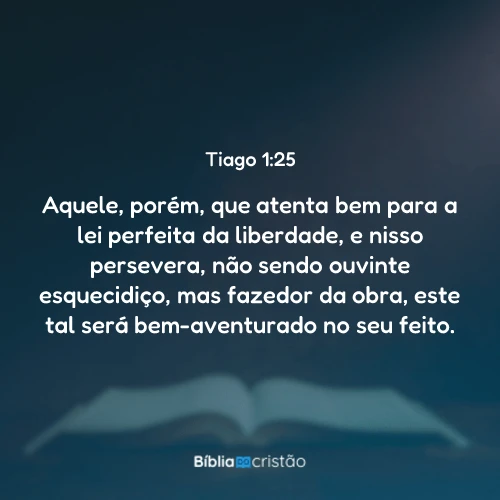 Tiago 1:25