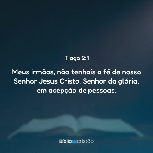 Tiago 2:1