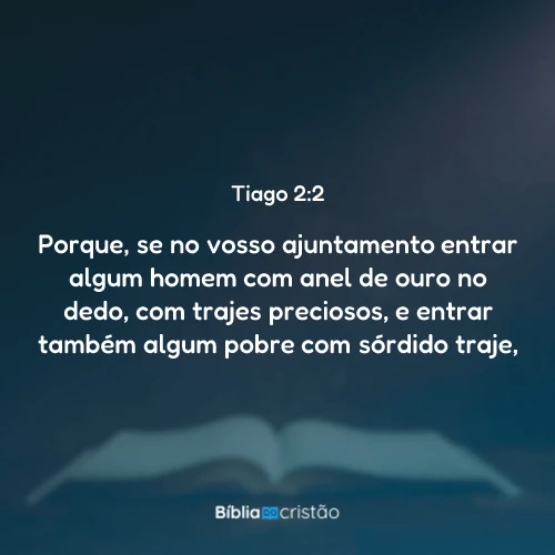 Tiago 2:2