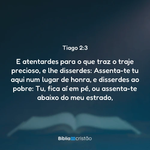 Tiago 2:3