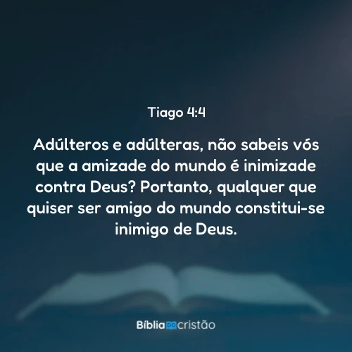 Tiago 4:4