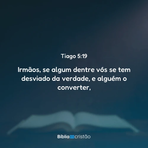 Tiago 5:19