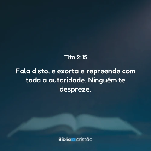Tito 2:15