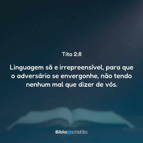 Tito 2:8
