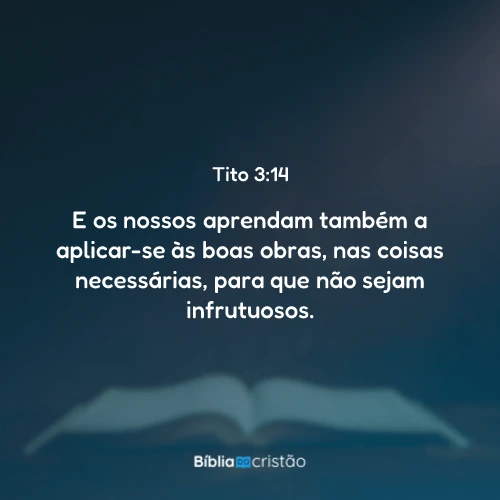 Tito 3:14