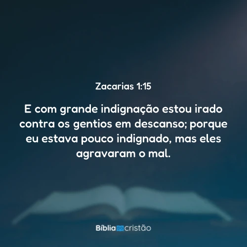 Zacarias 1:15