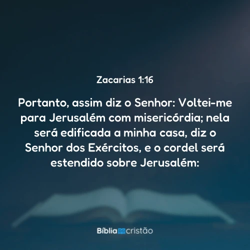 Zacarias 1:16
