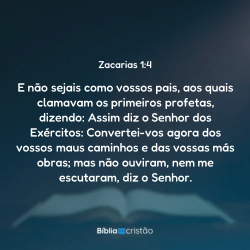 Zacarias 1:4