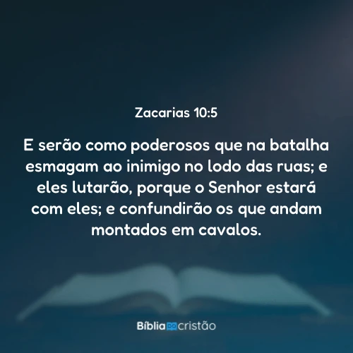 Zacarias 10:5