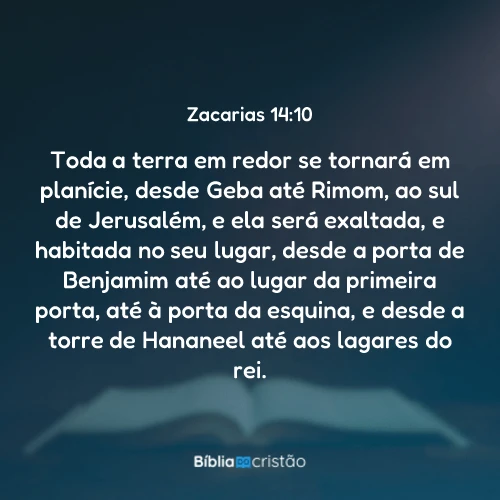 Zacarias 14:10
