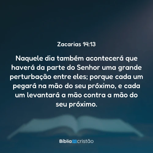 Zacarias 14:13