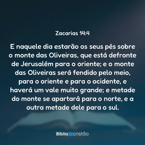 Zacarias 14:4