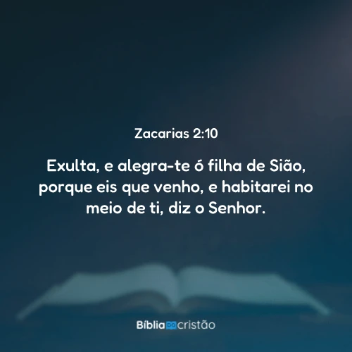 Zacarias 2:10