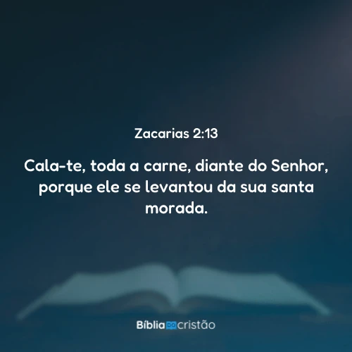 Zacarias 2:13