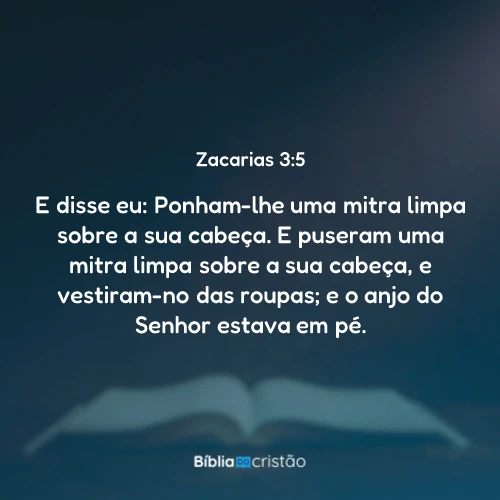 Zacarias 3:5