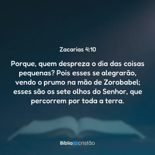 Zacarias 4:10