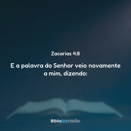 Zacarias 4:8