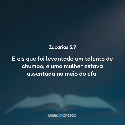 Zacarias 5:7