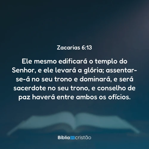 Zacarias 6:13