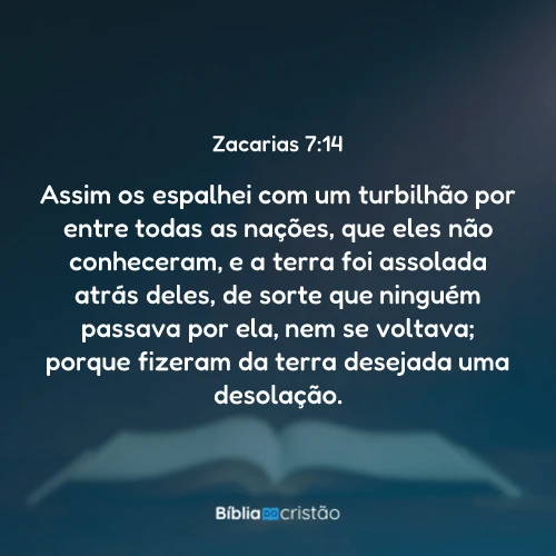 Zacarias 7:14