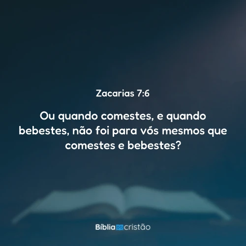 Zacarias 7:6