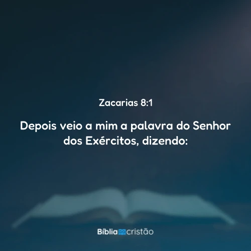 Zacarias 8:1