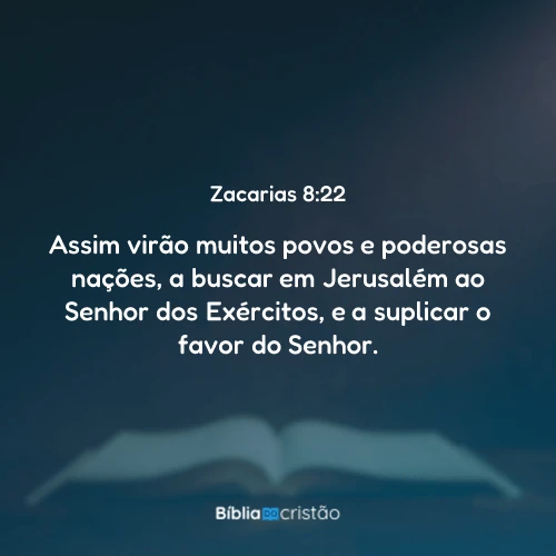 Zacarias 8:22