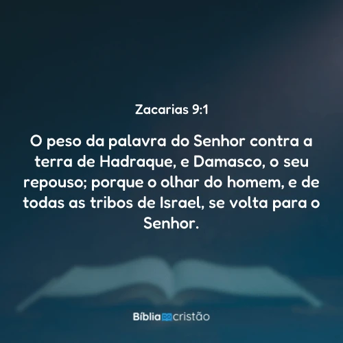 Zacarias 9:1
