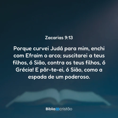 Zacarias 9:13